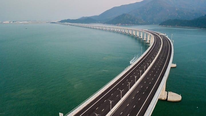 World’s longest sea crossing: Hong Kong-Zhuhai bridge opens