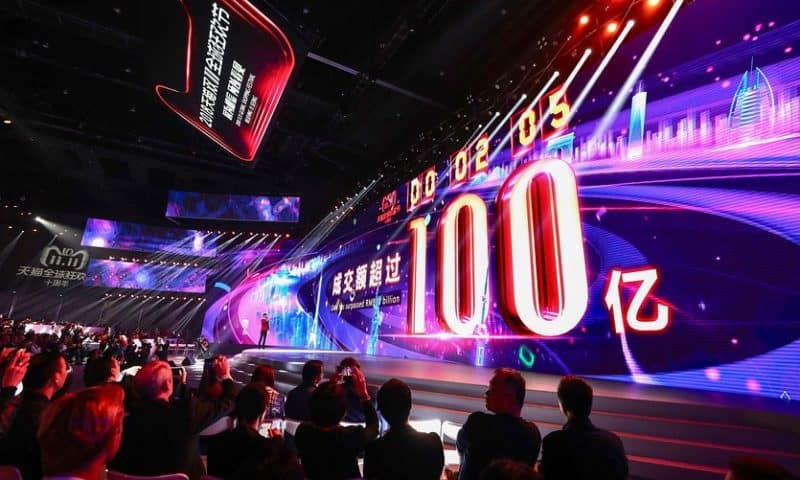 Alibaba racks up record $30.8 billion in Singles Day shopping