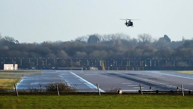 Drones shut London airport