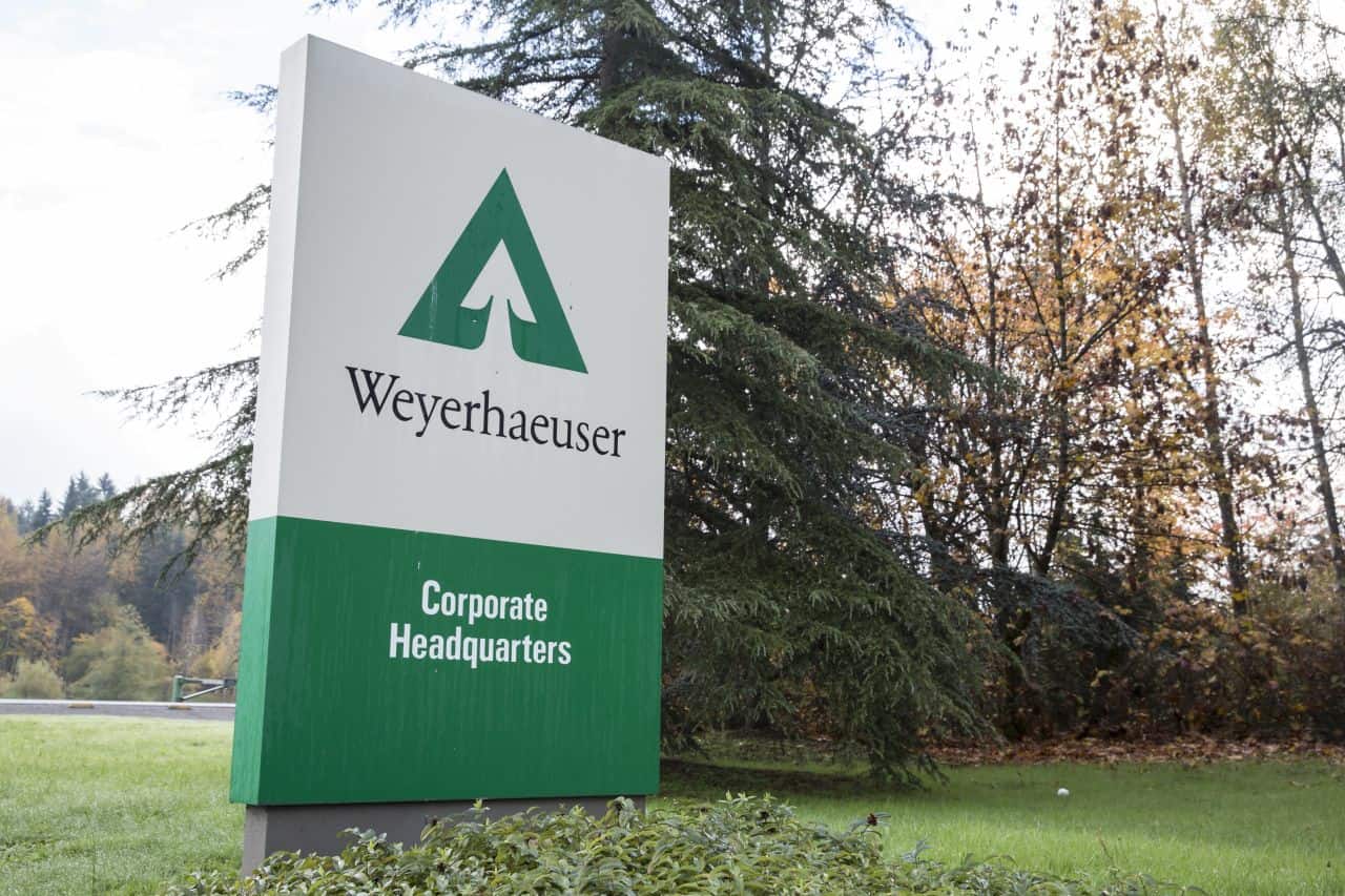 Weyerhaeuser Company (WY) Moves Lower on Volume Spike for December 19