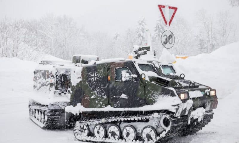 Parts of Austria, Southern Germany Sink Deeper Into Snow