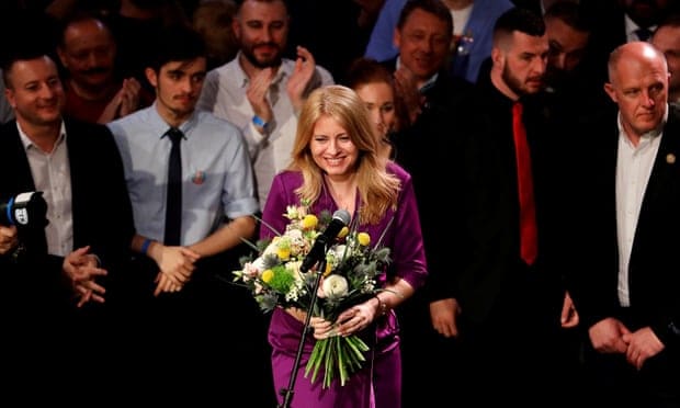 Slovakia elects first female president
