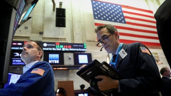 Global markets fall amid slowdown fears