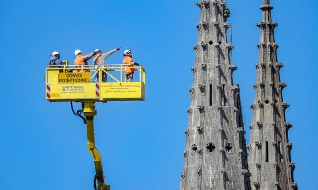 Notre Dame’s neighbours warned of lead contamination risk after fire