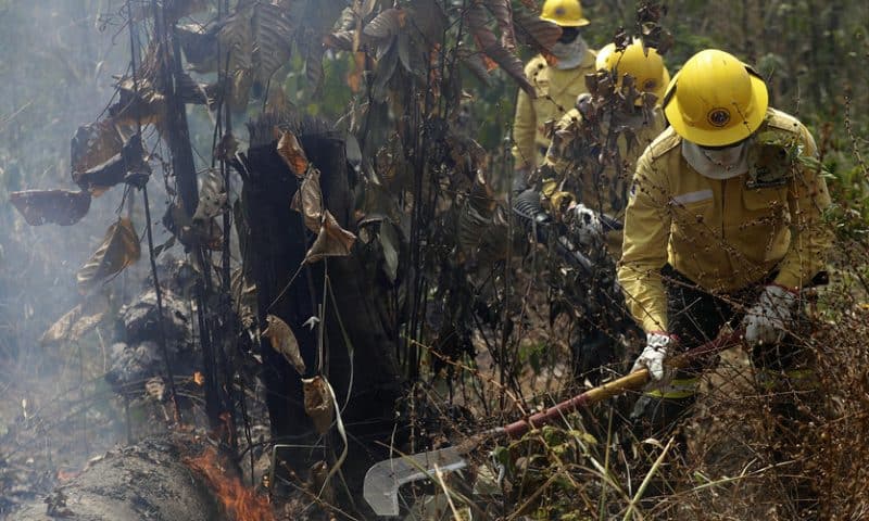 G-7 leaders promise aid to help fight Amazon fires, then reforestation