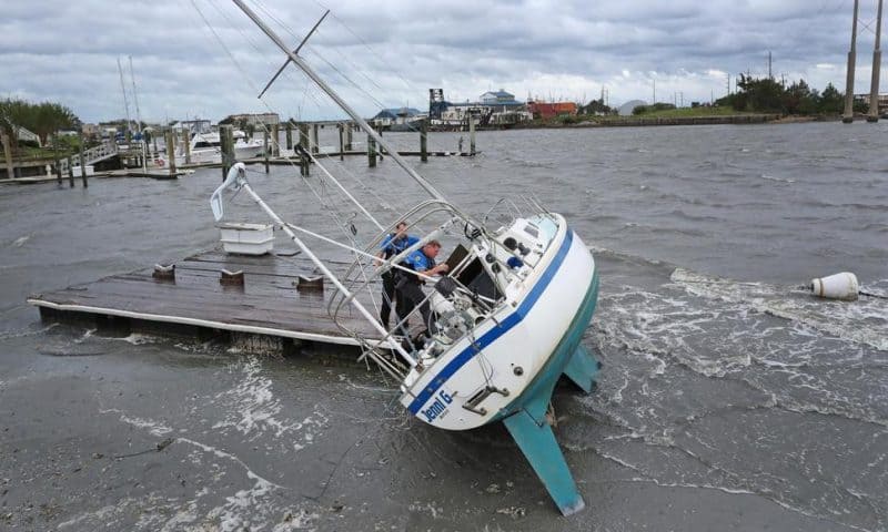 New Storm Heads of Bahamas Area Hit by Dorian