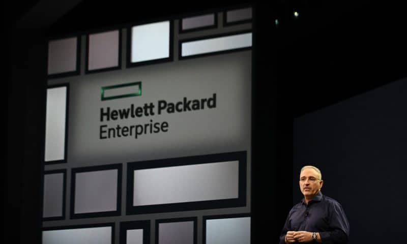 HPE shares dip 4% on revenue decline