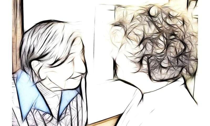 Anticipating aging-related mental decline using saliva samples and AI