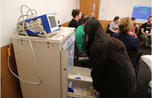 Robotic medical crash cart eases workload for health care teams