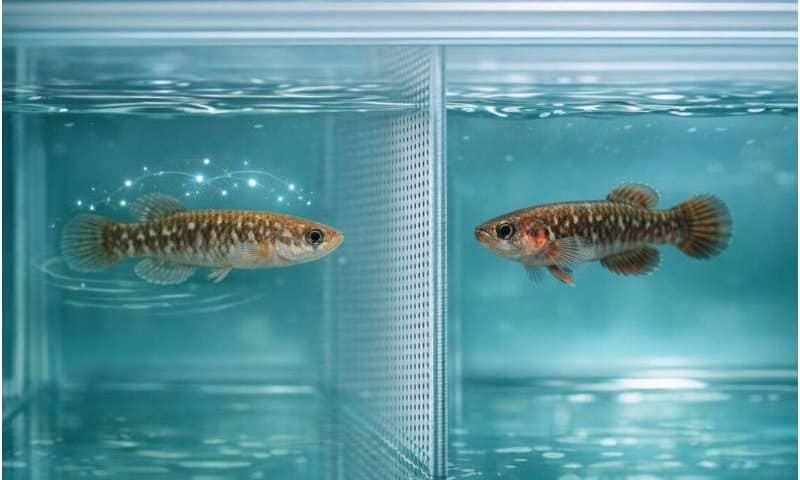Key magic mushroom ingredient makes fish less aggressive and lazier